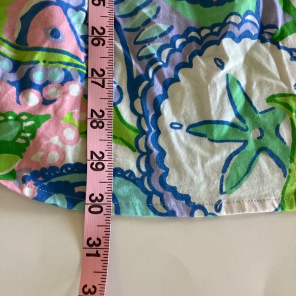 Lilly Pulitzer Windsor Strapless Jersey Dress Multi Conch Republic Sz S Sea Life - Picture 13 of 13